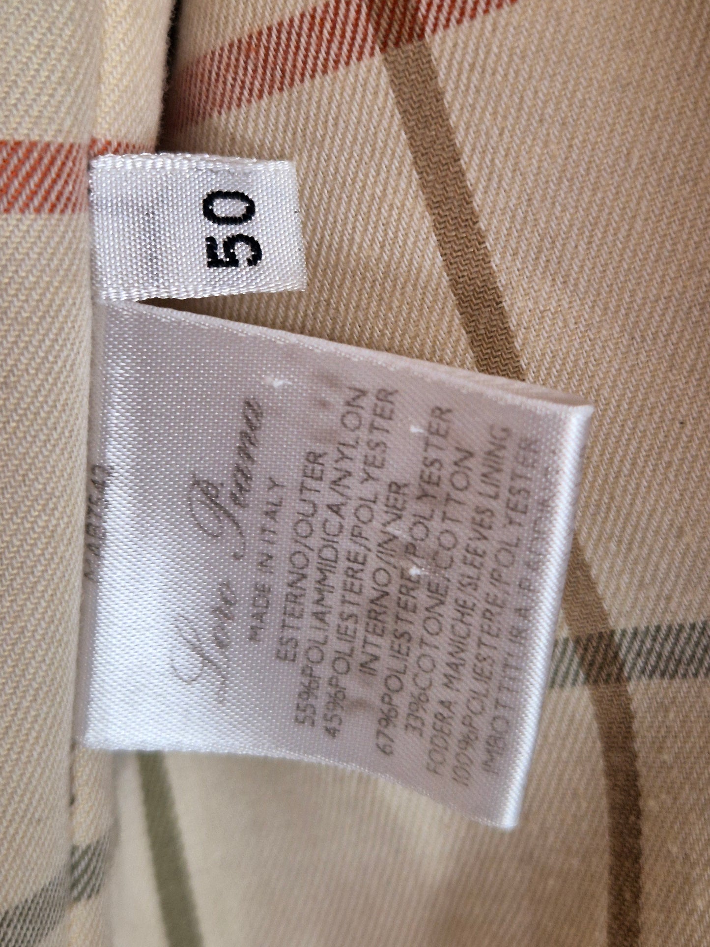 Loro Piana - Vintage Trenchcoat / Regenmantel - Beige - Gr. 50 / L