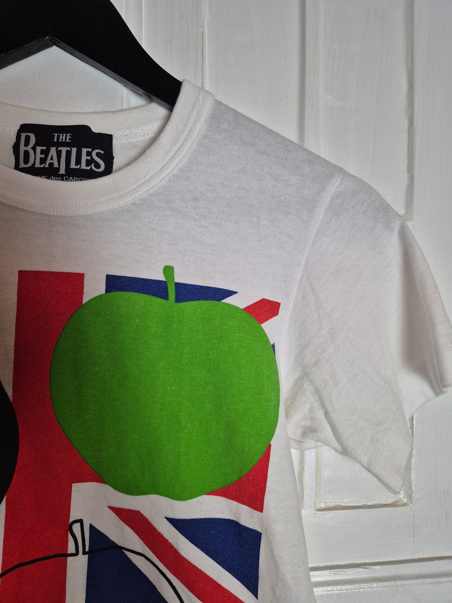 Comme des garcons - T-Shirt - Beatles - Weiß mit Print - Damen - XXS