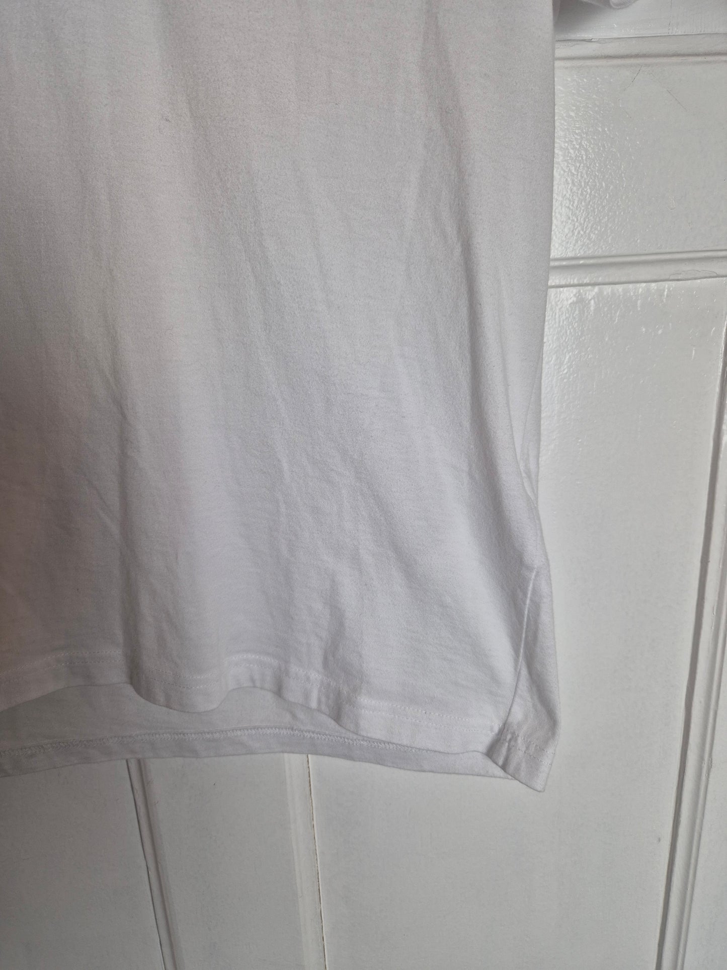 Moncler - T-Shirt - Weiß mit Logo - M/L