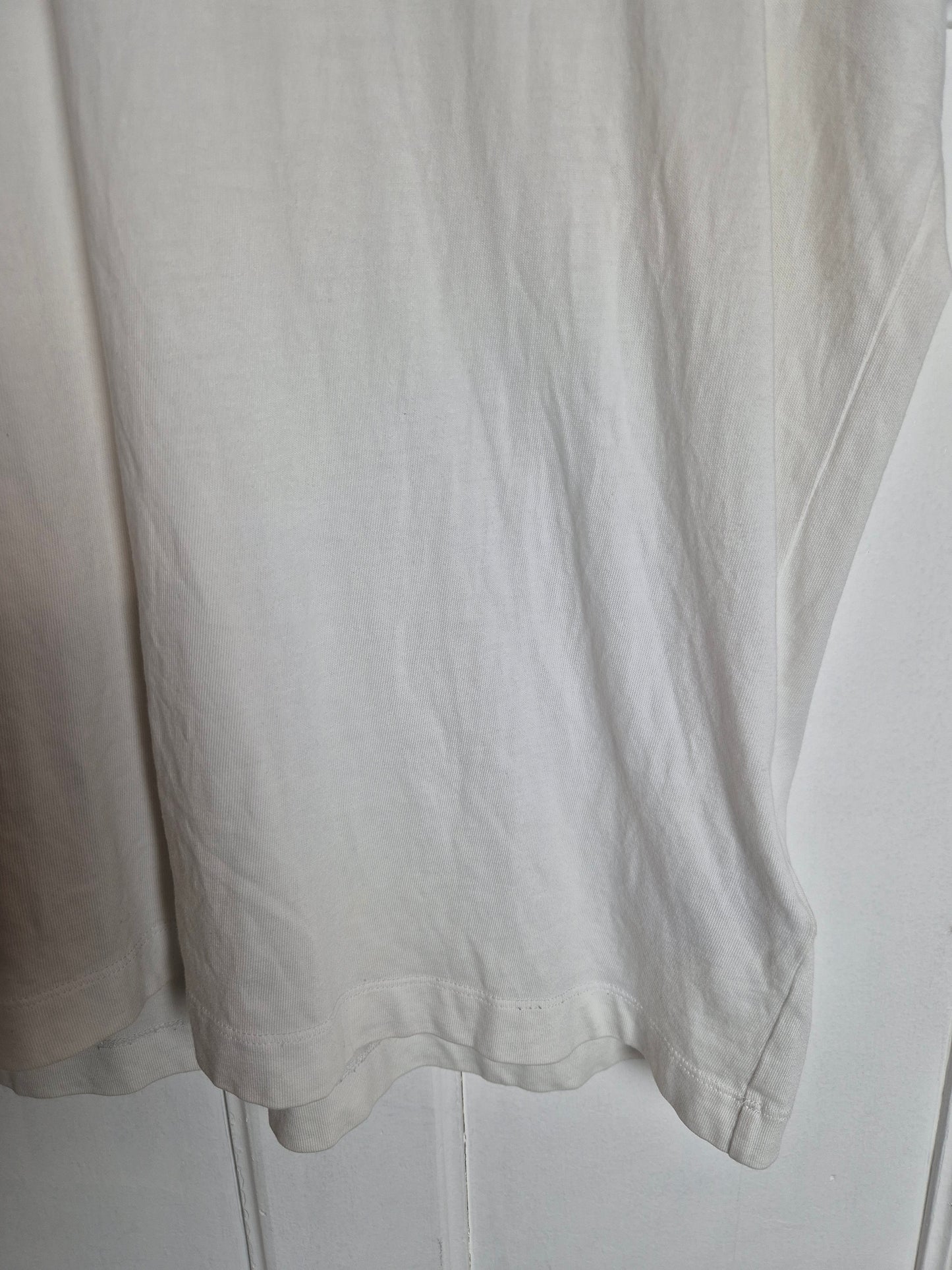 Moncler - T-Shirt - Weiß mit Print und Stick - Herren - XL