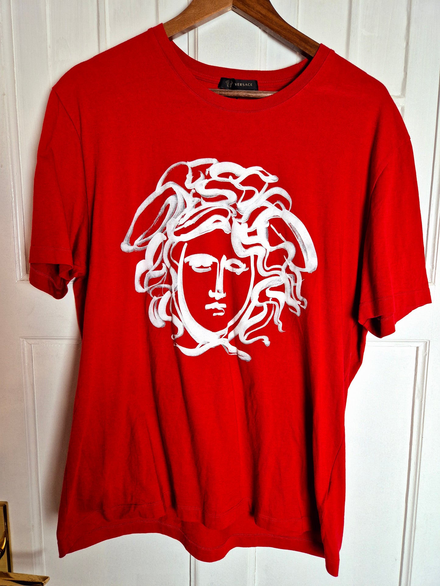 Versace - Medusa T-Shirt - Rot - Herren - XL/XXL