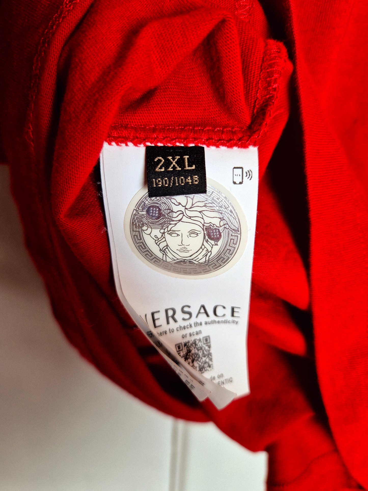 Versace - Medusa T-Shirt - Rot - Herren - XL/XXL