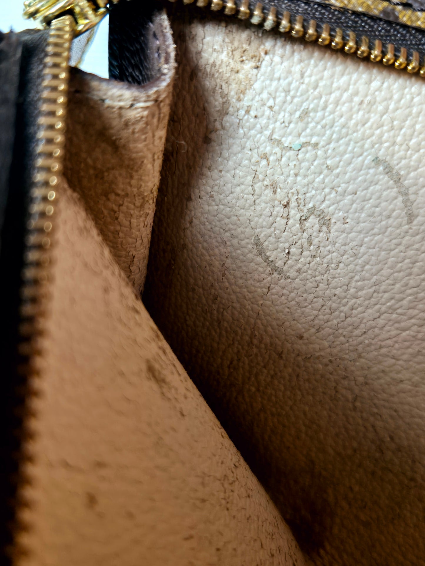 Original/Auth Louis Vuitton - Tasche Bucket Pouch - Klassisch - Monogramm