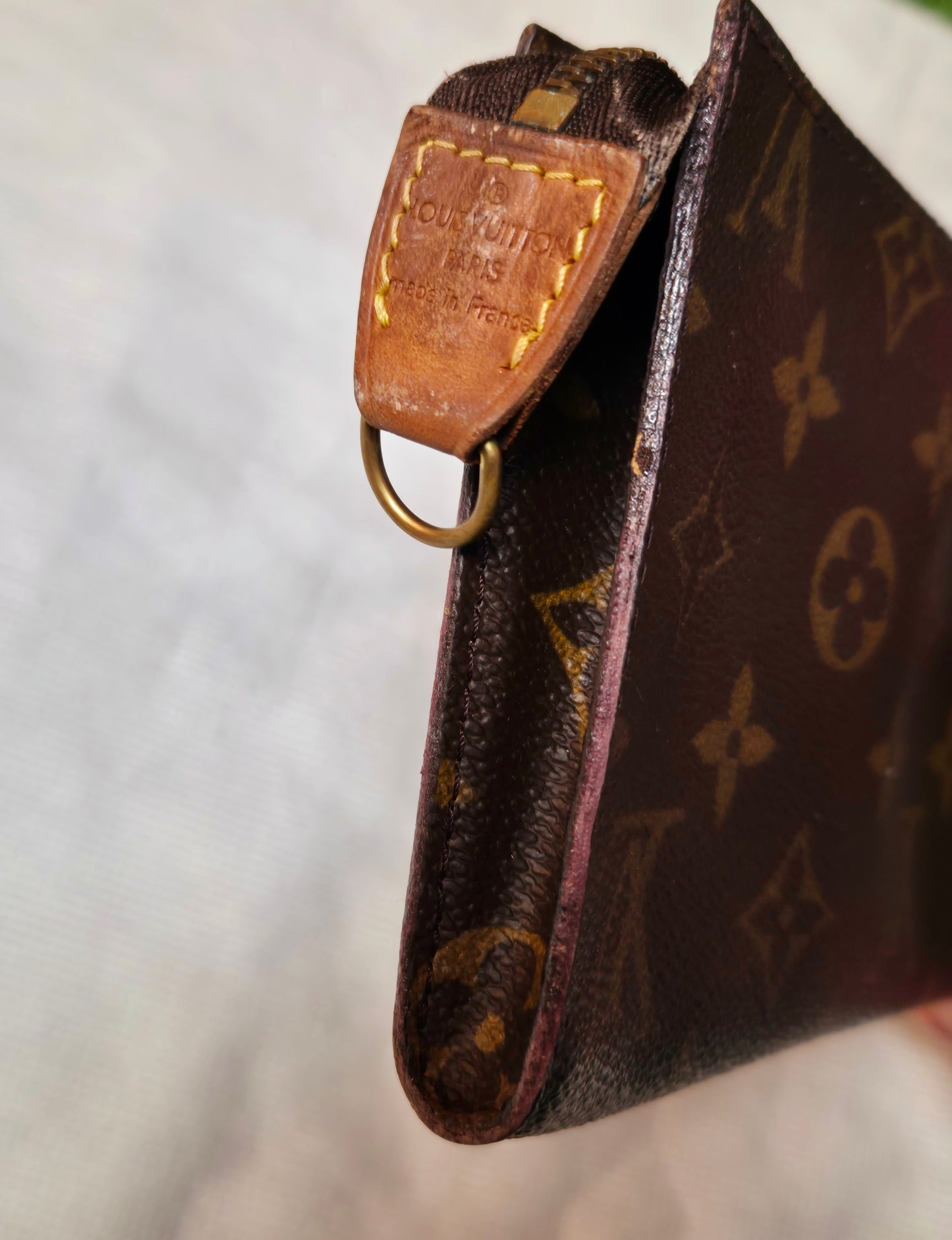 Original/Auth Louis Vuitton - Tasche Bucket Pouch - Klassisch - Monogramm