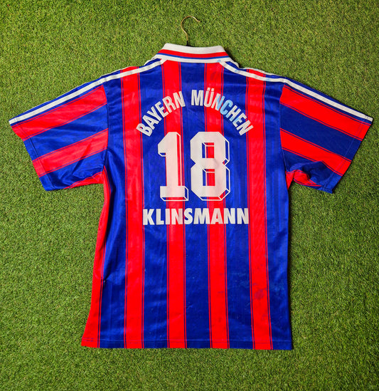 FC Bayern München - Trikot - 1995/1997 - Heim - Klinsmann - M