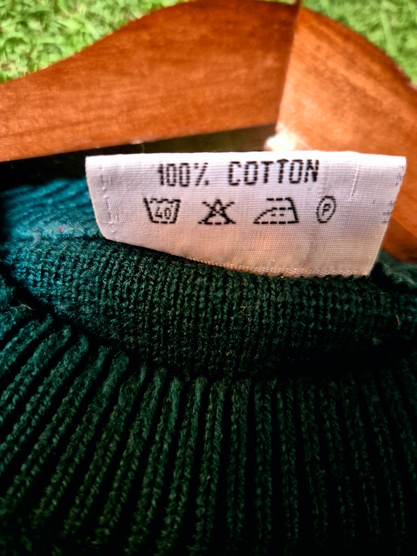 Original/Auth Lacoste - Vintage Pullover - Grün mit Golf Stick - XXL