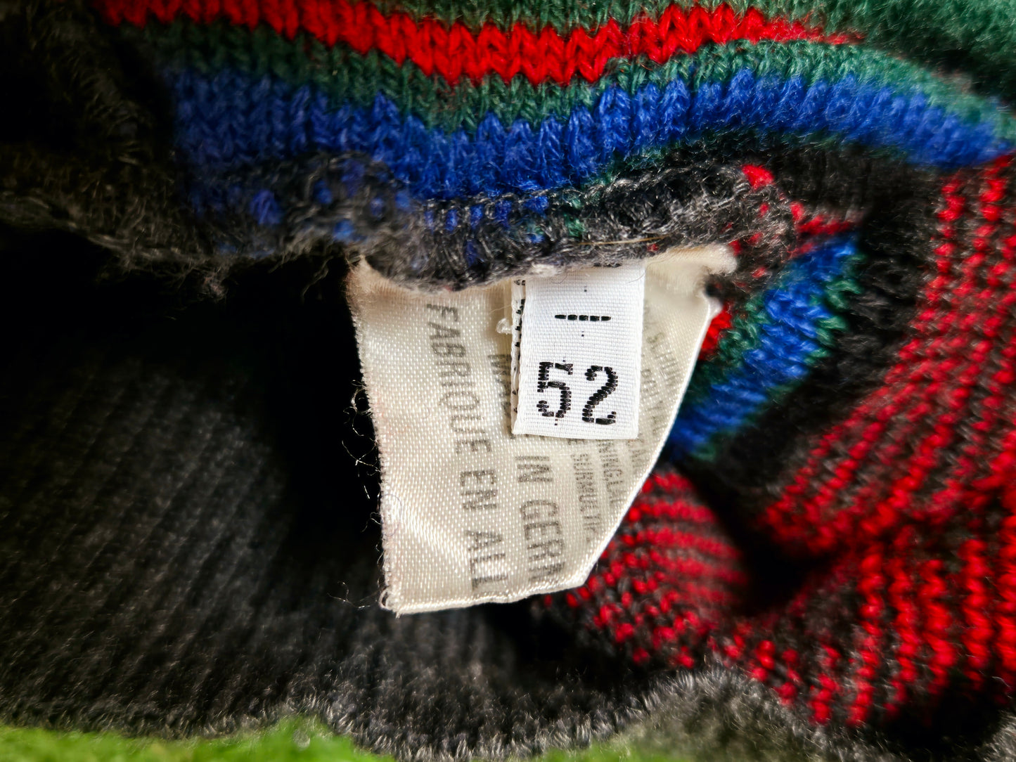 Original/Auth Carlo Colucci - Vintage Pullover - Bunt mit Muster - L/XL