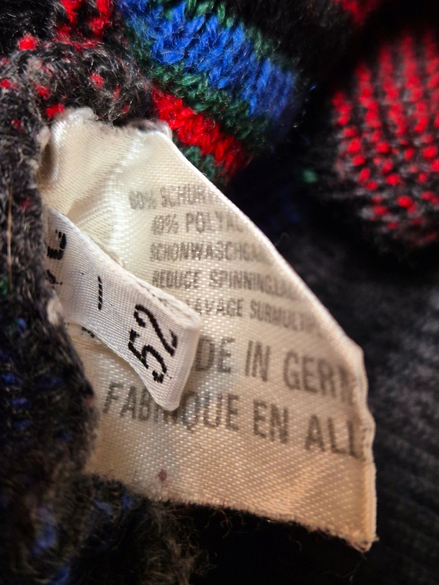 Original/Auth Carlo Colucci - Vintage Pullover - Bunt mit Muster - L/XL