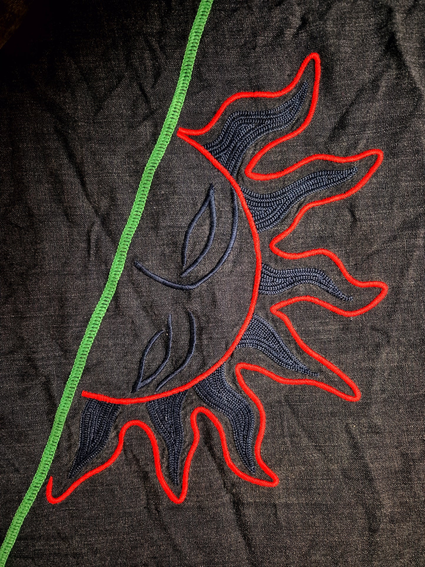 Original/Auth Carlo Colucci - Vintage Pullover - Bunt mit Sonnen Muster - L/XL (56)