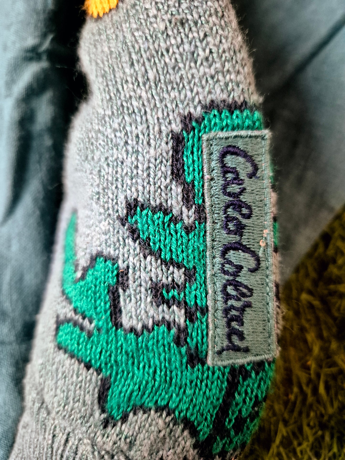 Original/Auth Carlo Colucci - Vintage Pullover - Bunt mit Gemüse Muster - L/XL (56)