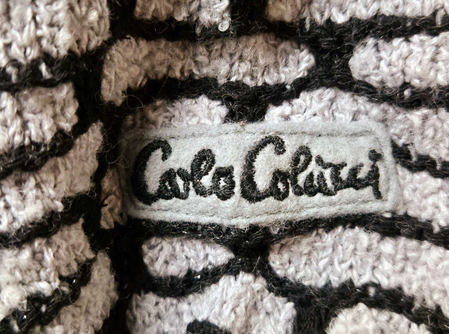 Original/Auth Carlo Colucci - Vintage Pullover - Grau mit Ski Muster - M/L (52)