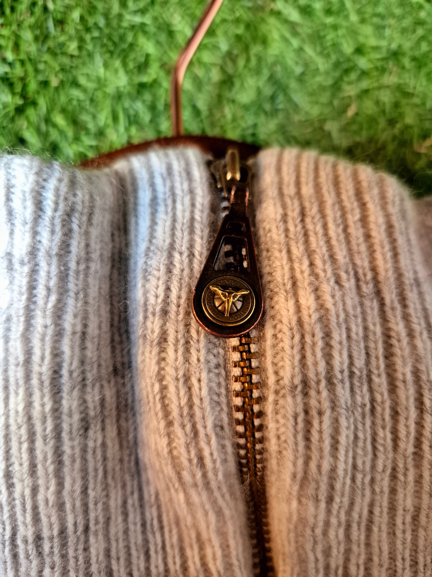 Original/Auth Carlo Colucci - Vintage Pullover - Grau Wolle - S/M