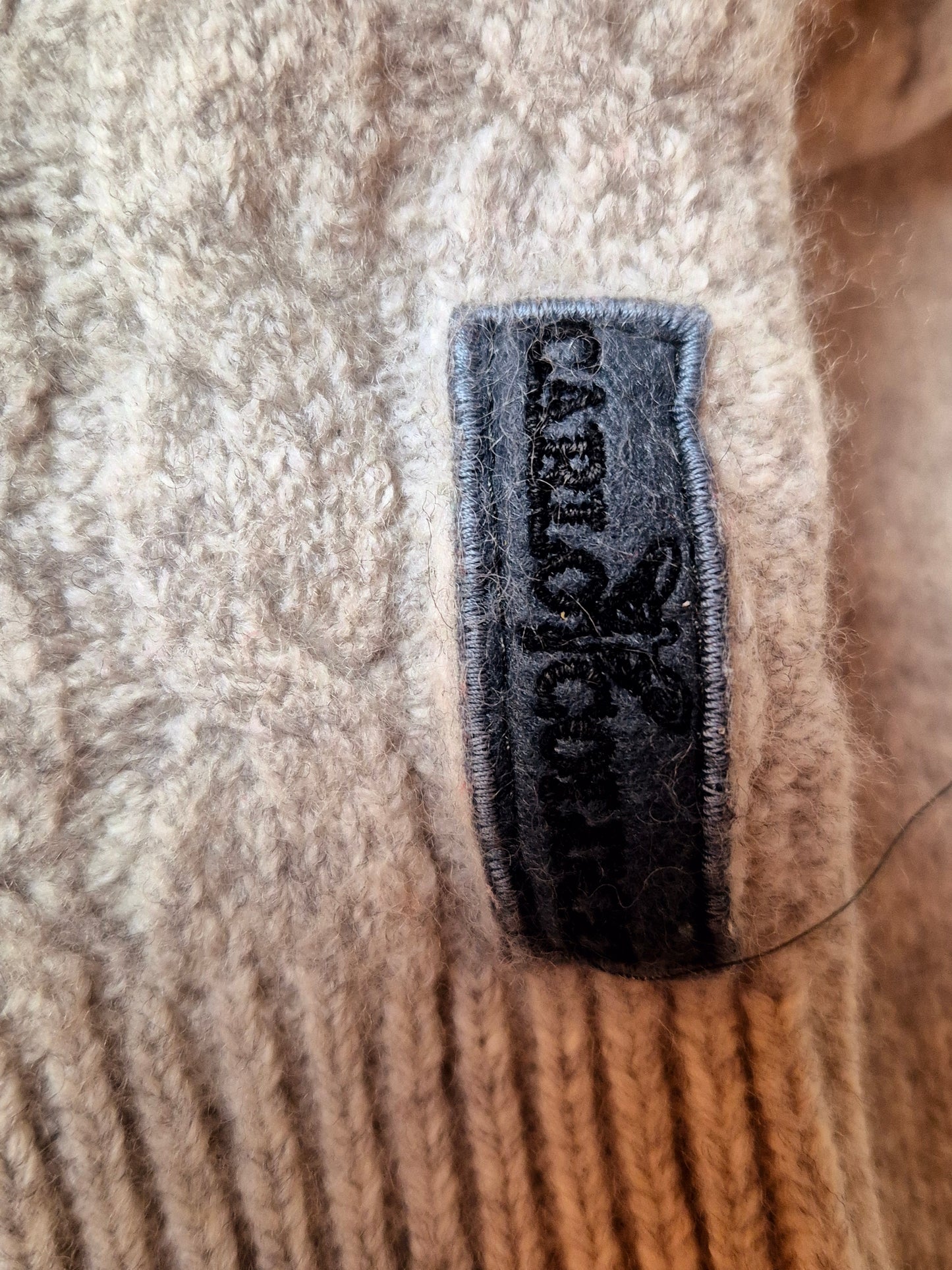 Original/Auth Carlo Colucci - Vintage Pullover - Grau Wolle - S/M