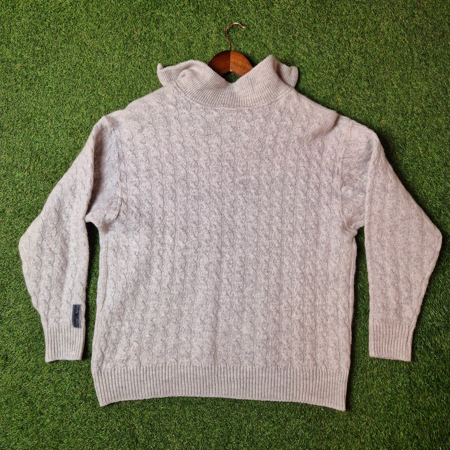 Original/Auth Carlo Colucci - Vintage Pullover - Grau Wolle - S/M