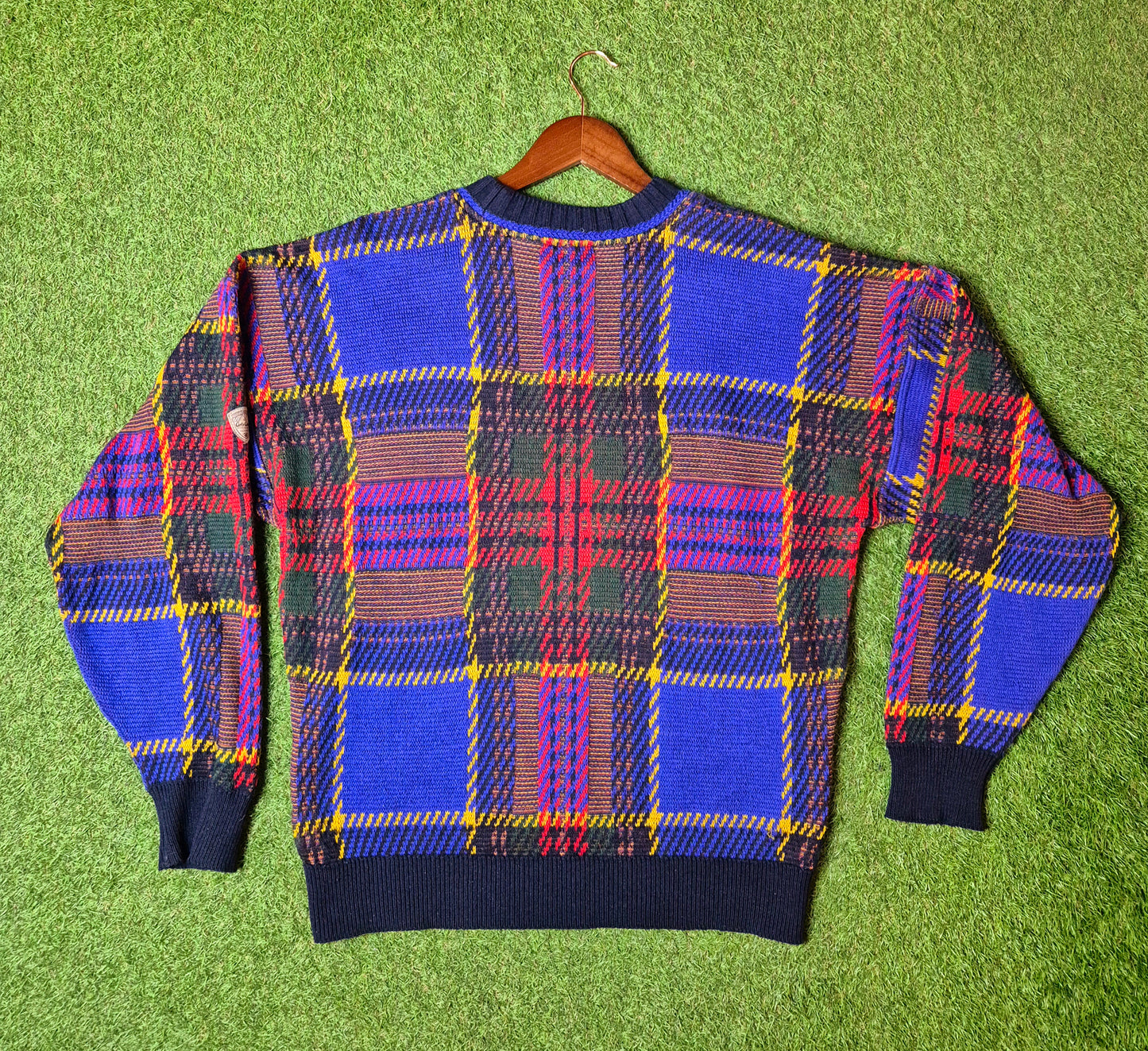 Original/Auth Carlo Colucci - Vintage Pullover - Bunt mit Muster - M/L (54)