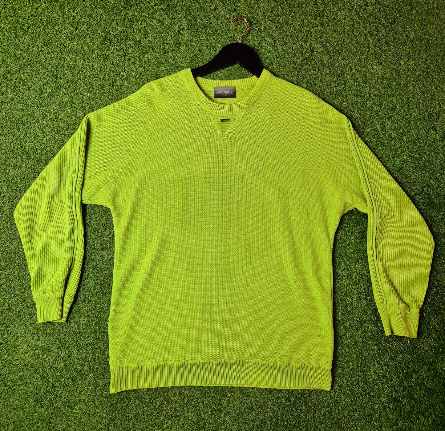 Original/Auth Carlo Colucci - Vintage Pullover - Grün - M/L (52)