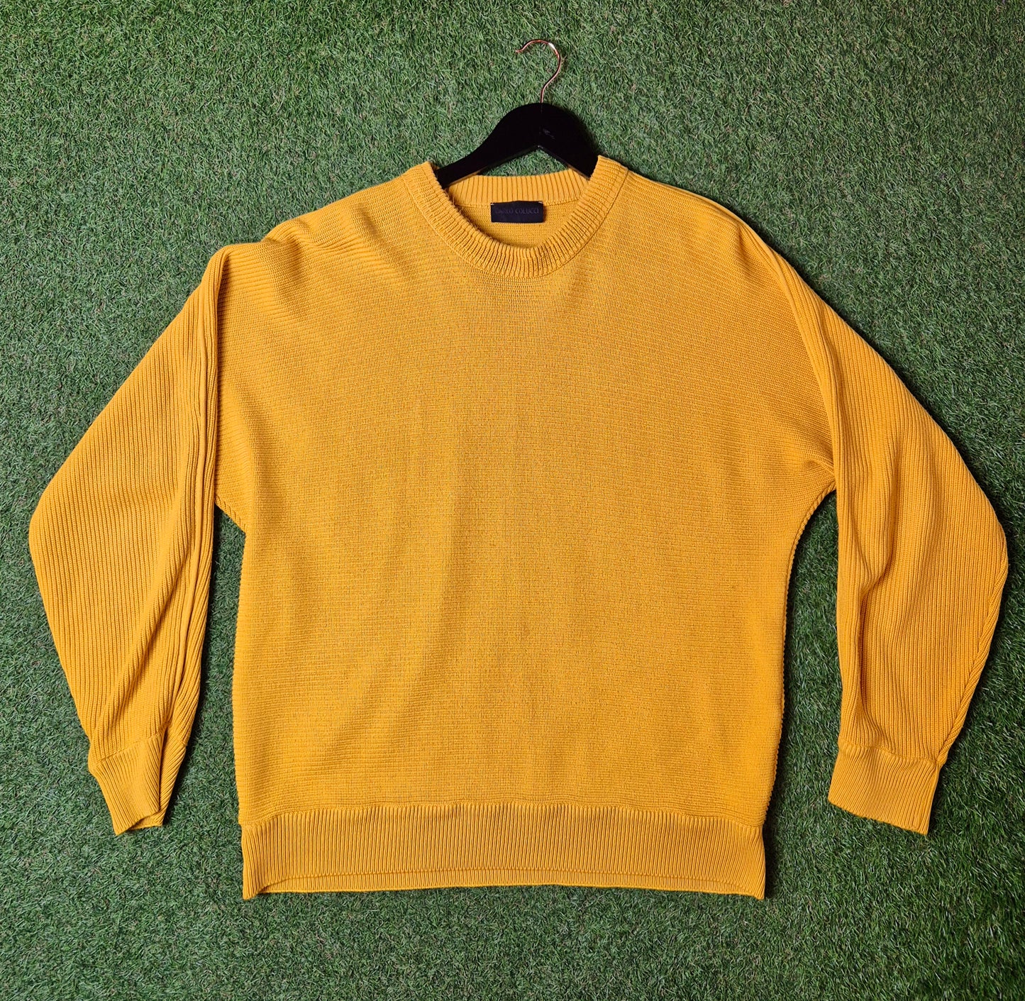Original/Auth Carlo Colucci - Vintage Pullover - Gelb - M/L (52)