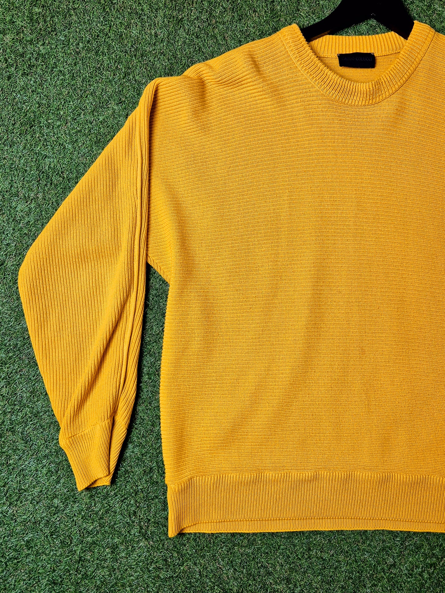 Original/Auth Carlo Colucci - Vintage Pullover - Gelb - M/L (52)