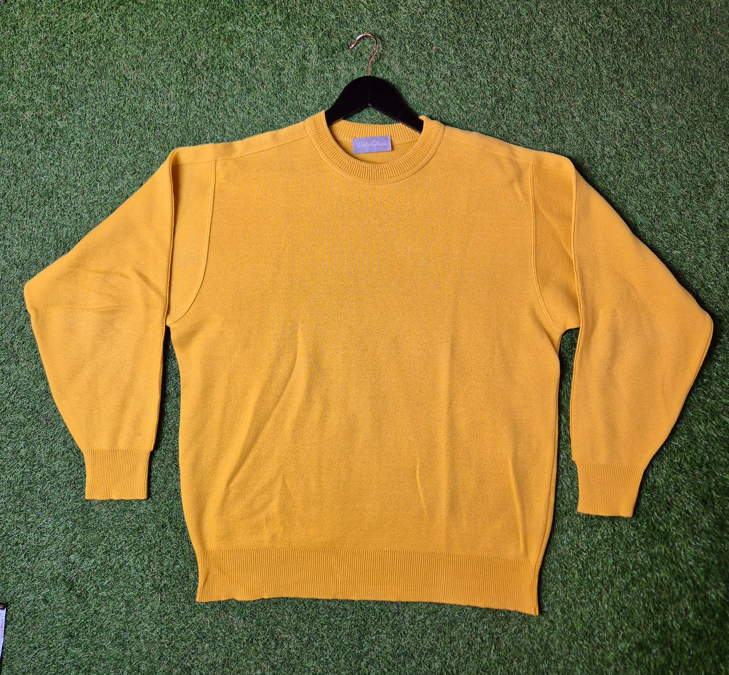 Original/Auth Carlo Colucci - Vintage Pullover - Gelb - M/L (52)