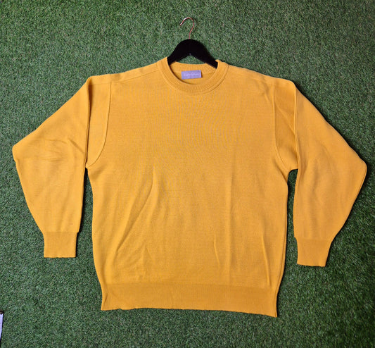 Original/Auth Carlo Colucci - Vintage Pullover - Gelb - M/L (52)