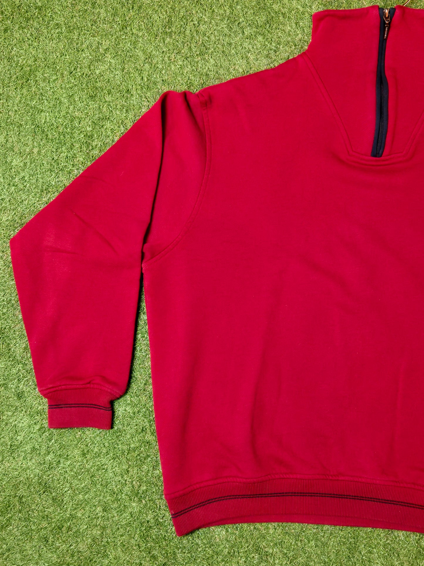 Original/Auth YSL - Vintage 90er Pullover - Rot - L