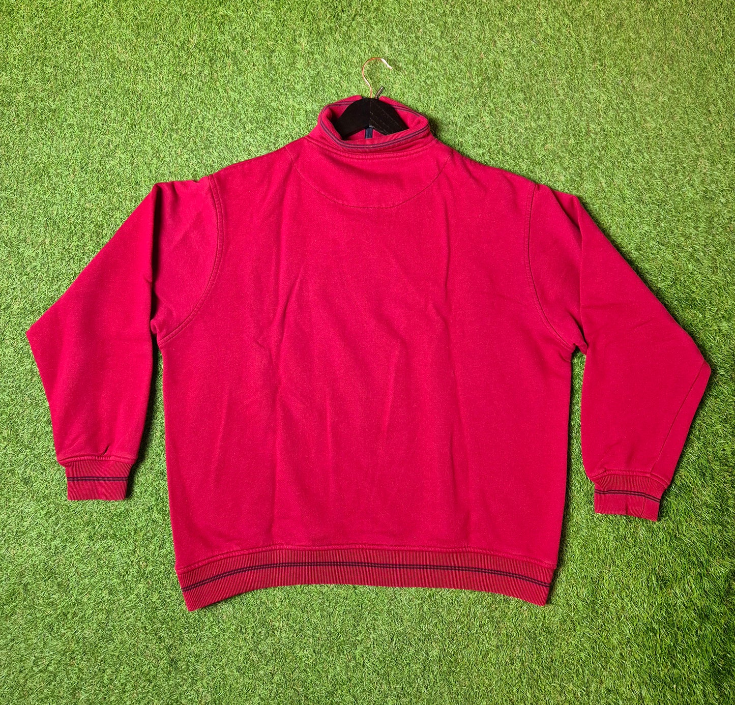 Original/Auth YSL - Vintage 90er Pullover - Rot - L