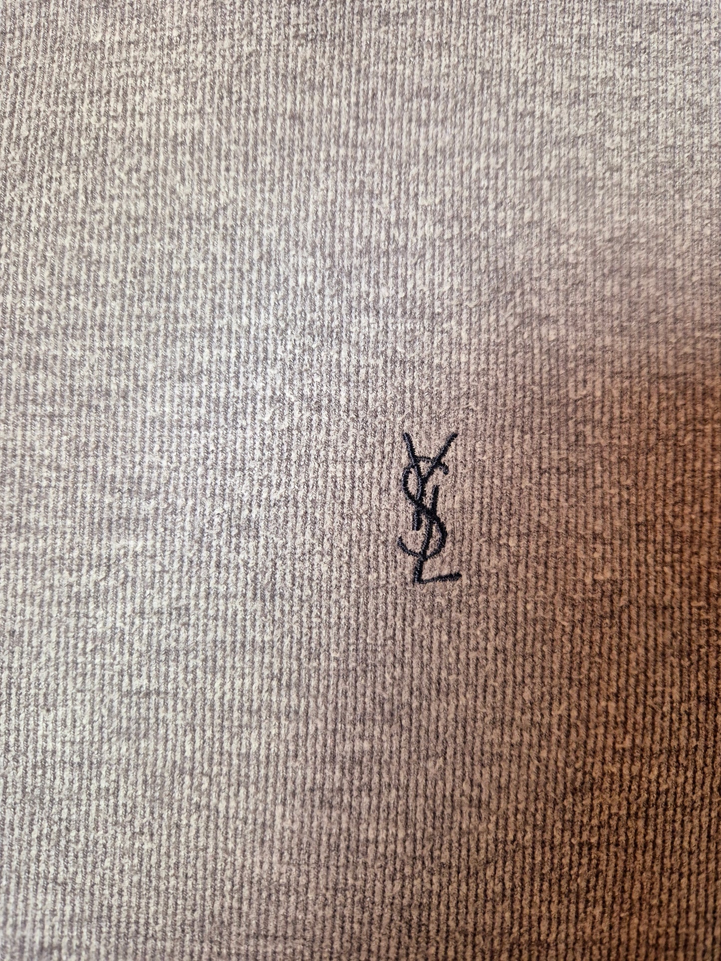 Original/Auth YSL - Vintage 90er Pullover - Grau - M