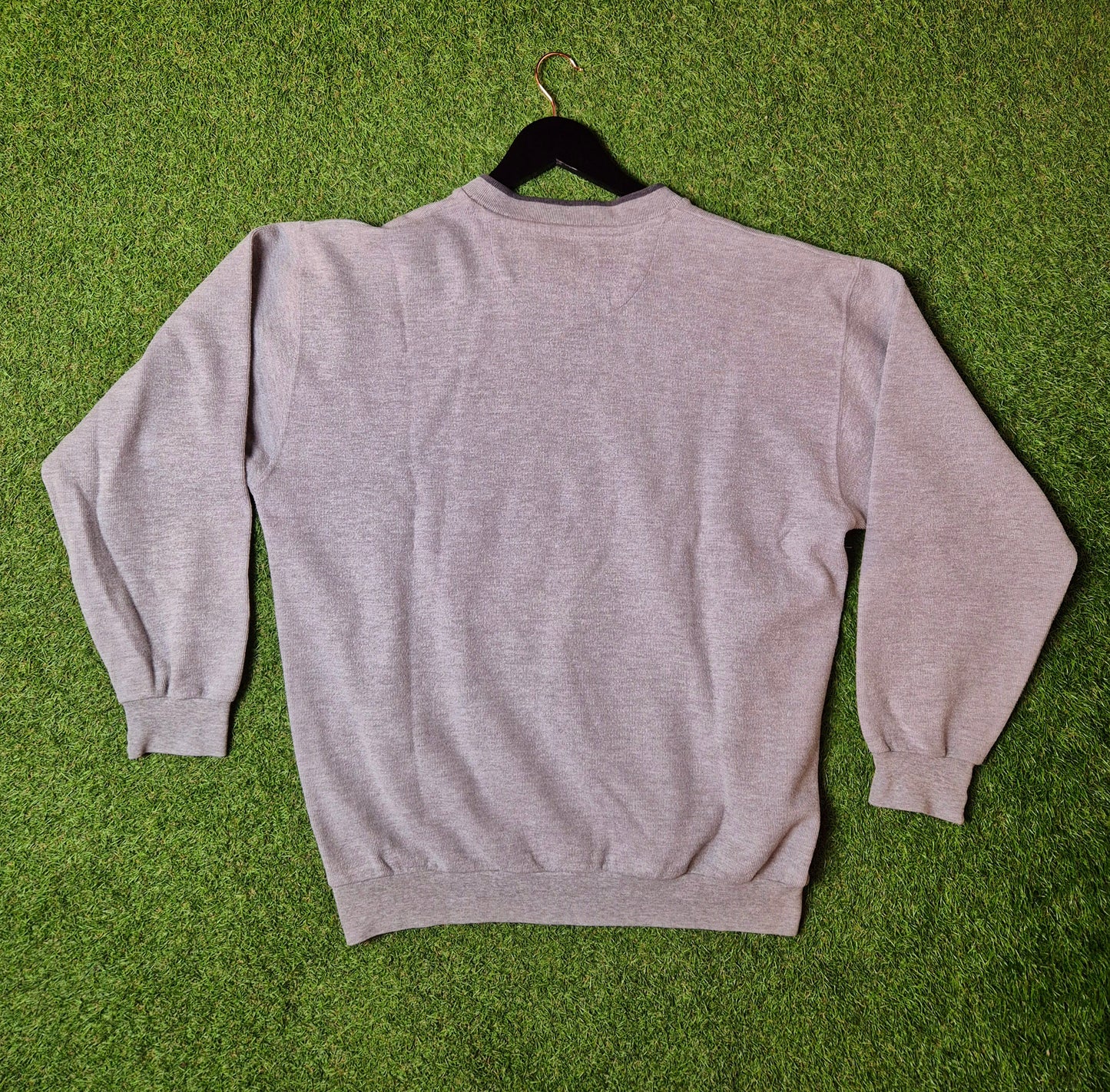 Original/Auth YSL - Vintage 90er Pullover - Grau - M