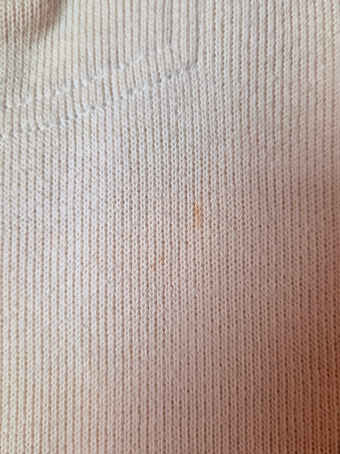 Original/Auth YSL - Vintage 90er Pullover - Weiß/Creme mit Kragen - M