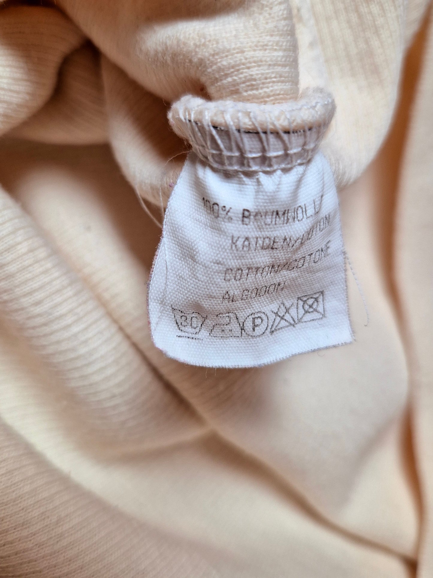 Original/Auth YSL - Vintage 90er Pullover - Weiß/Creme mit Kragen - M