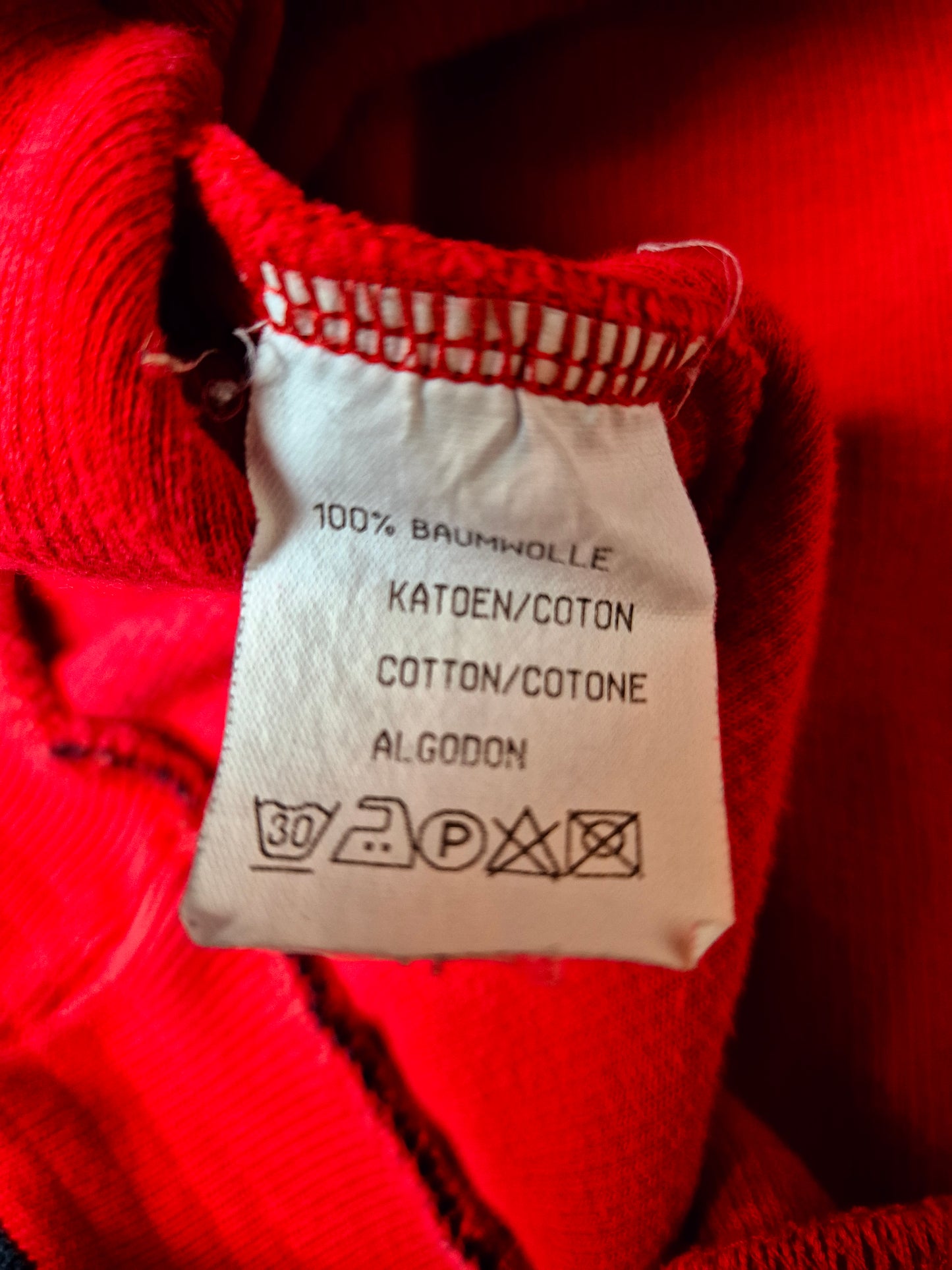 Original/Auth YSL - Vintage 90er Pullover - Rot mit Polokragen - M