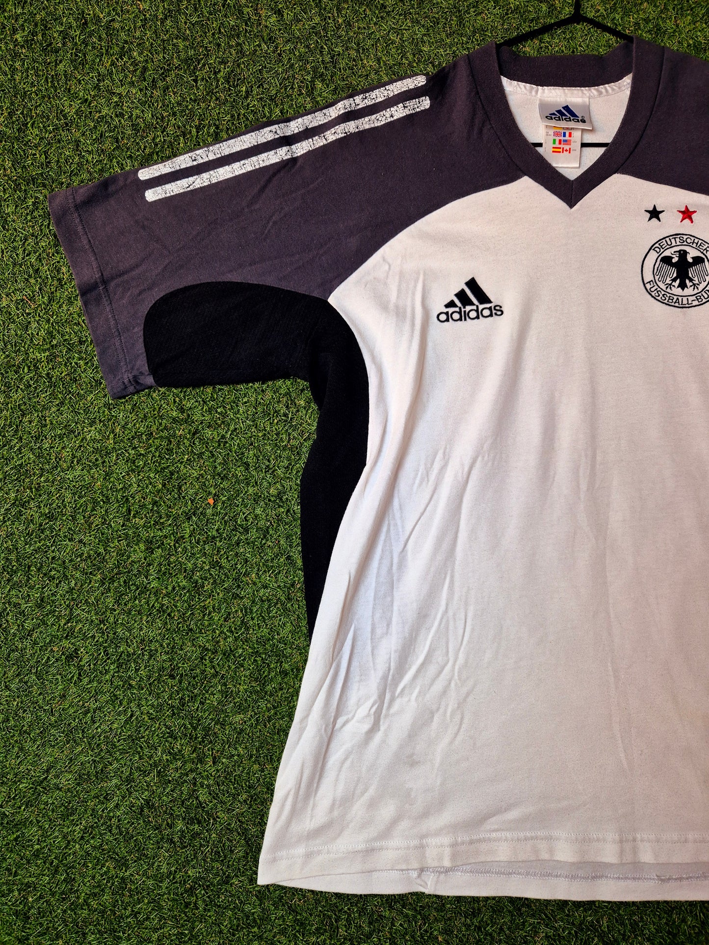 DFB - Adidas Trainingsshirt - WM 2002 - L (D6)