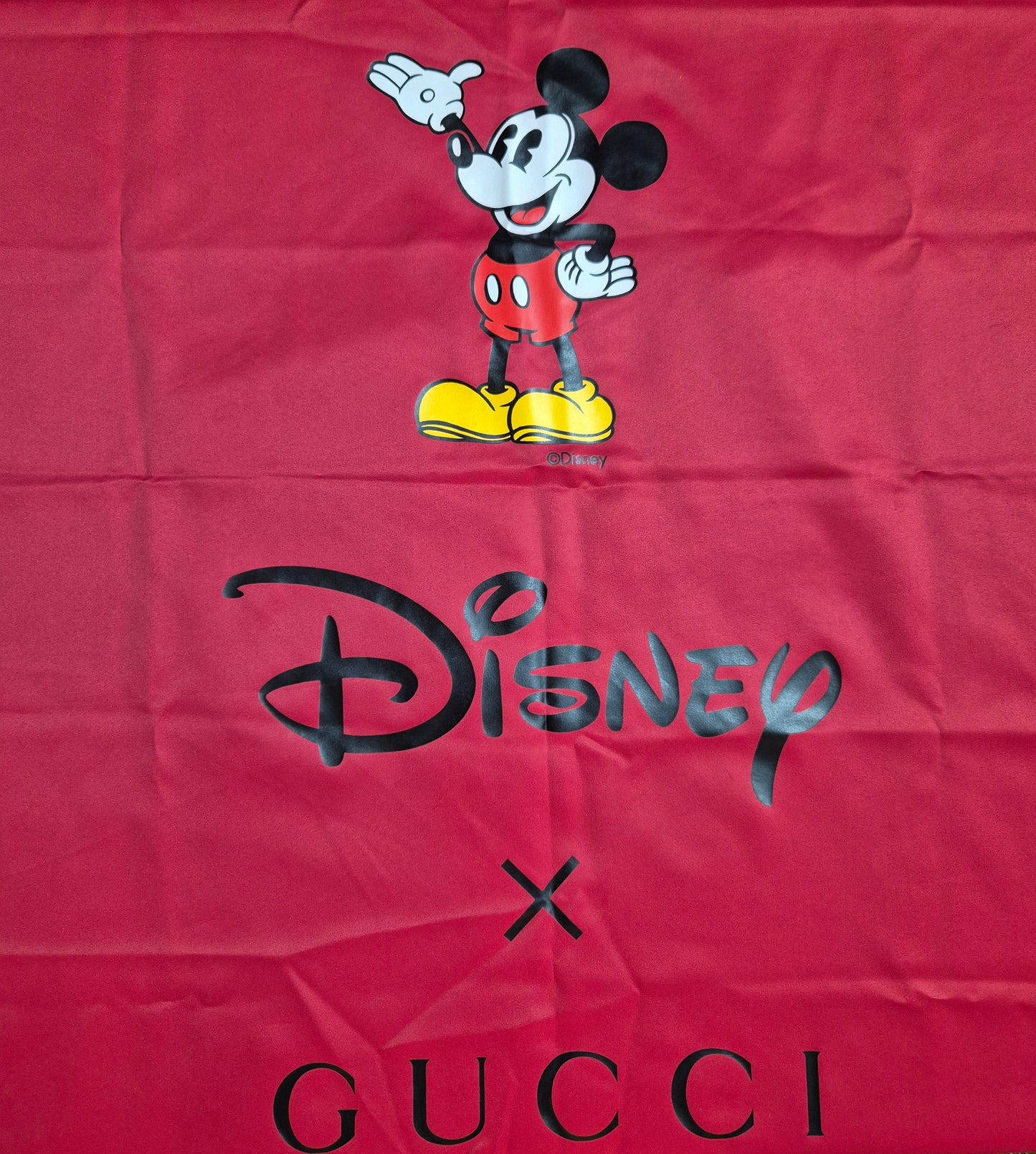 Original/Auth Gucci - Disney x Gucci GG Supreme Mickey Print Rucksack - Braun Leder Canvas