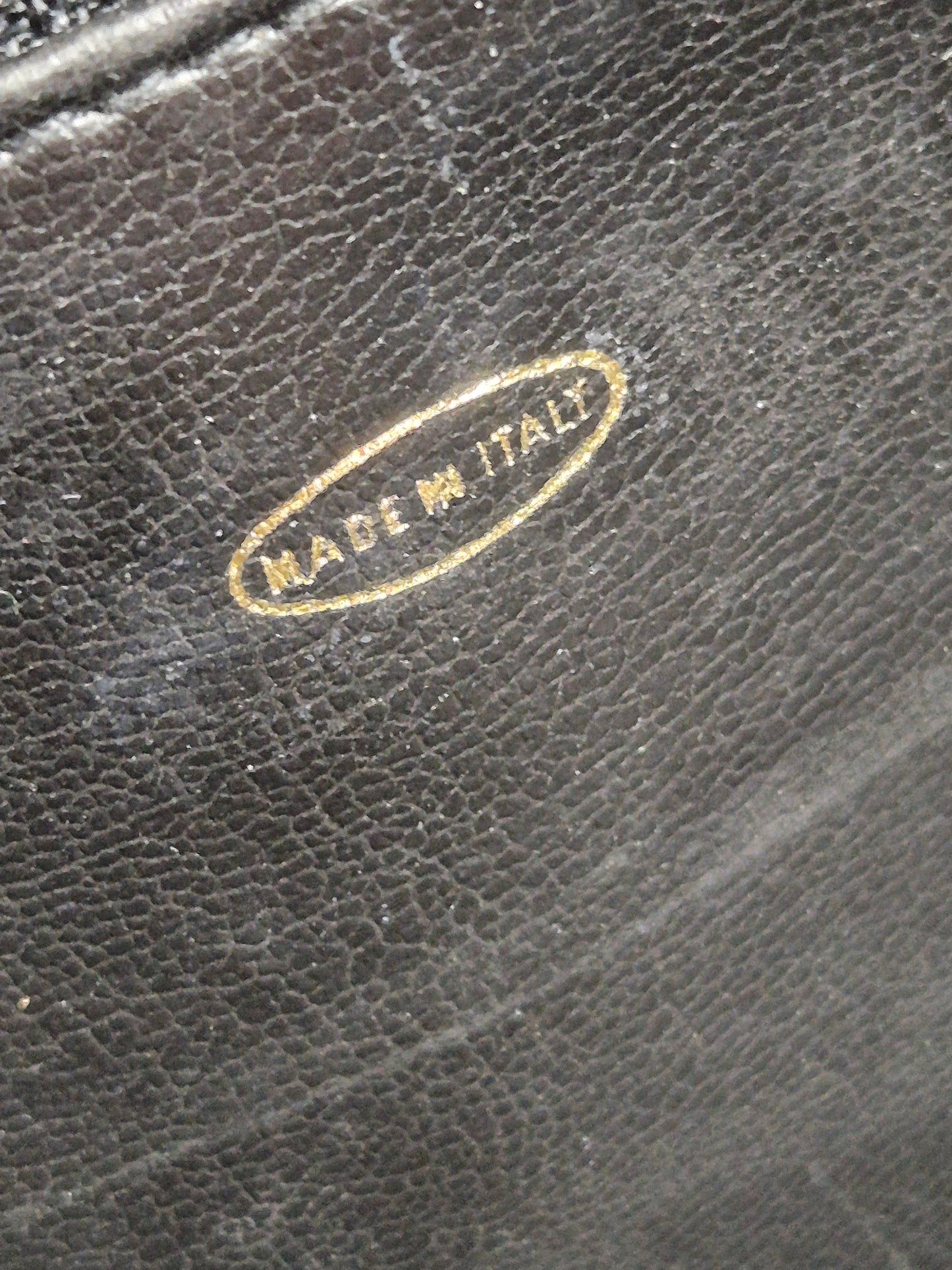 Original/Auth Chanel - Vintage Umhängetasche - gesteppt - Lammleder Schwarz