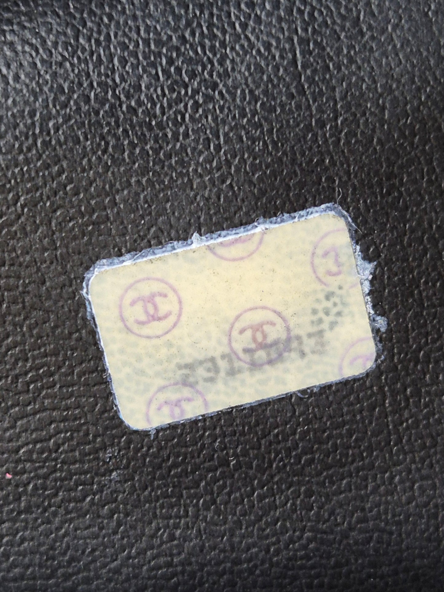 Original/Auth Chanel - Vintage Umhängetasche - gesteppt - Lammleder Schwarz