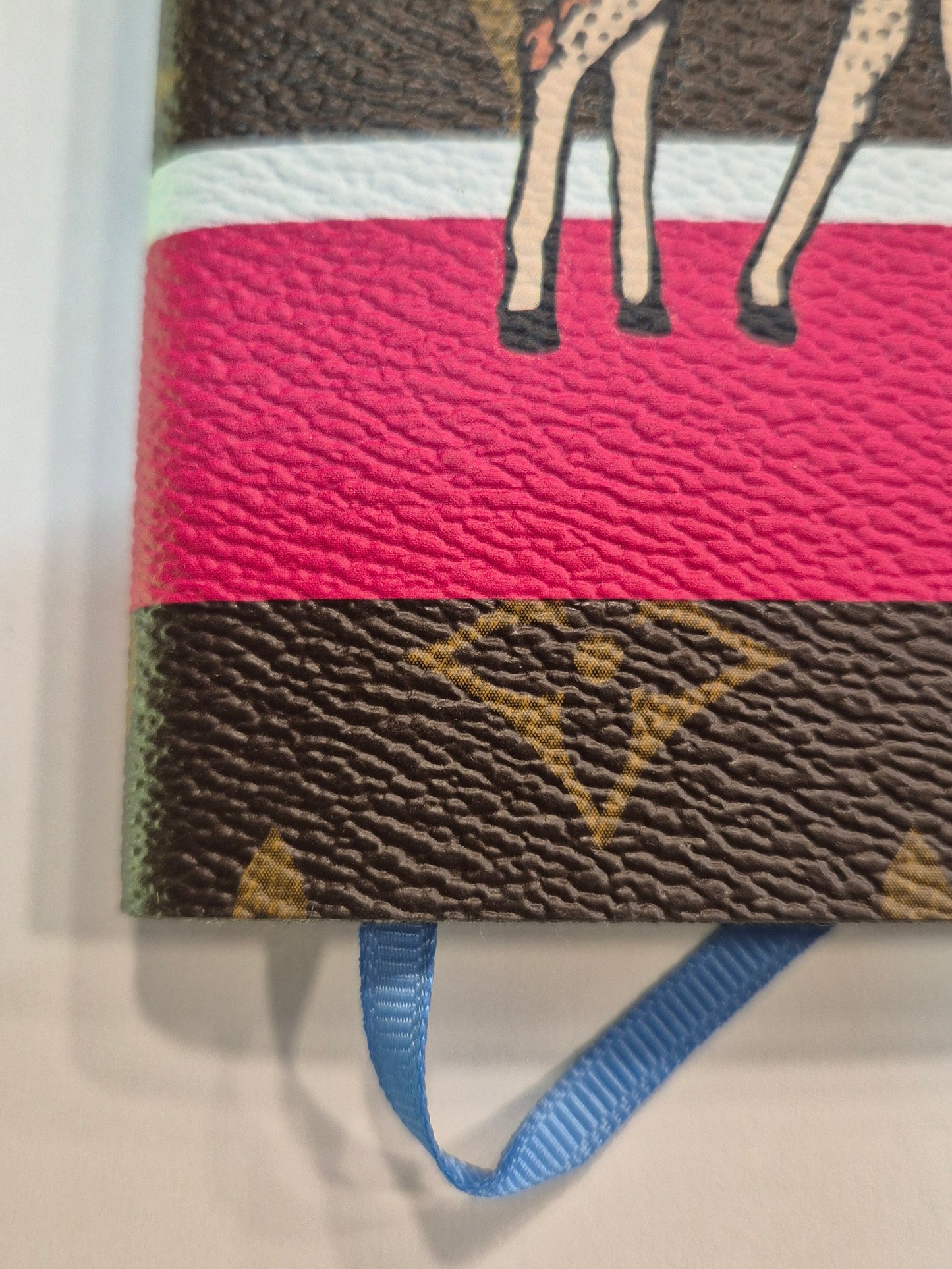 Original/Auth Louis Vuitton - Christmas Animation Giraffe 2017 Notizbuch - Monogramm