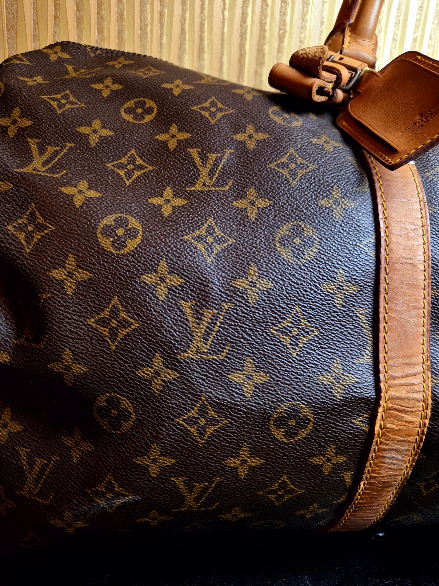 Original/Auth Louis Vuitton - Keepall 55 - Klassisch - Monogramm
