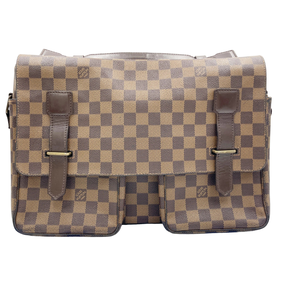 Original/Auth Louis Vuitton - Broadway Messenger Bag - Klassisch Damier Ebene