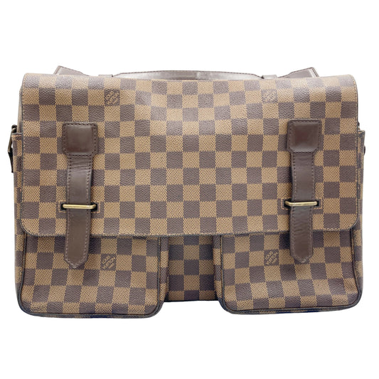 Original/Auth Louis Vuitton - Broadway Messenger Bag - Klassisch Damier Ebene