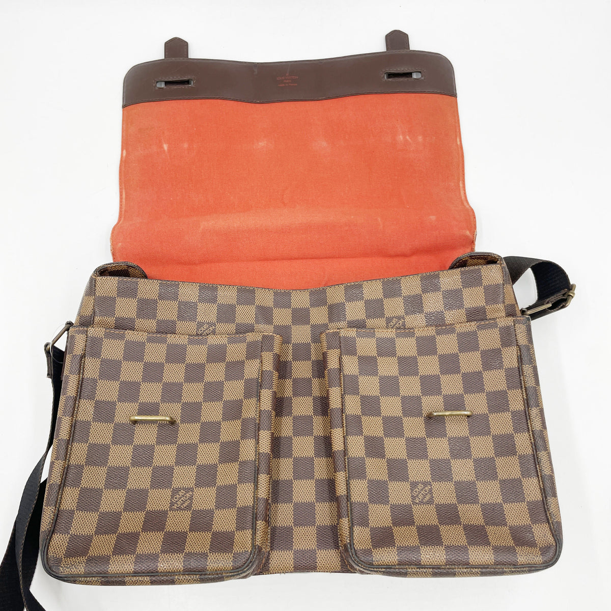 Original/Auth Louis Vuitton - Broadway Messenger Bag - Klassisch Damier Ebene