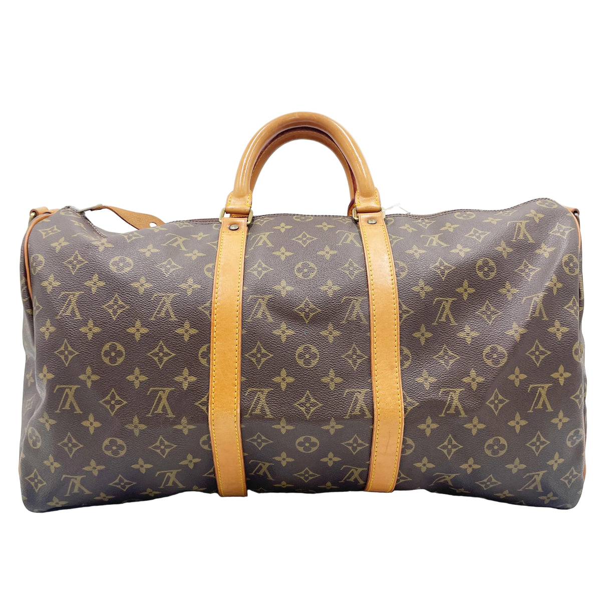 Original/Auth Louis Vuitton - Keepall Bandouliere 50 mit Gurt - Monogramm Canvas