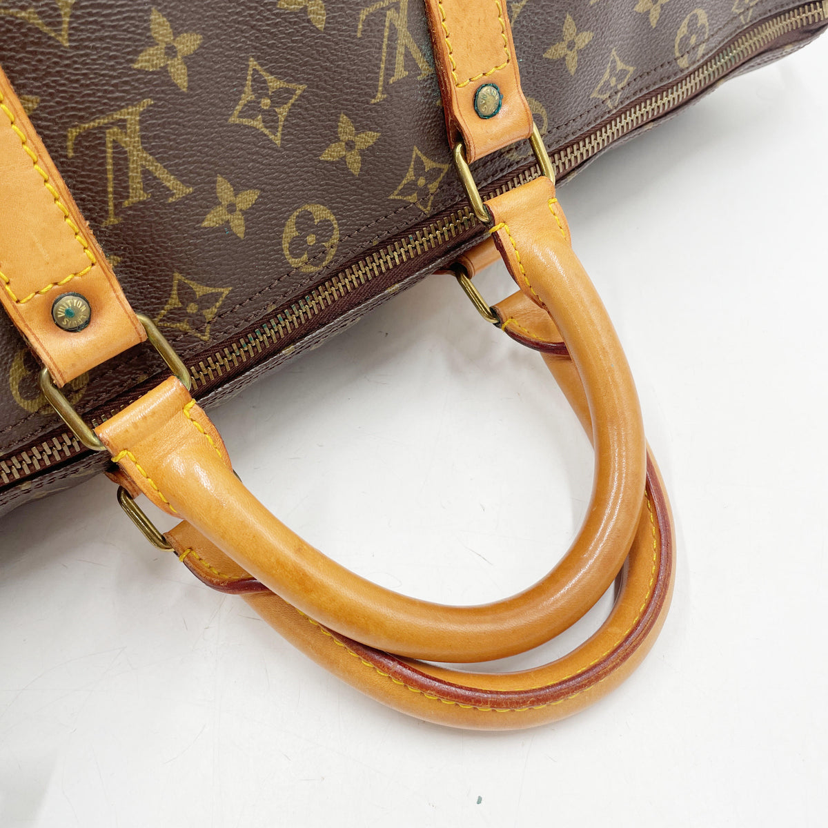 Original/Auth Louis Vuitton - Keepall Bandouliere 50 mit Gurt - Monogramm Canvas