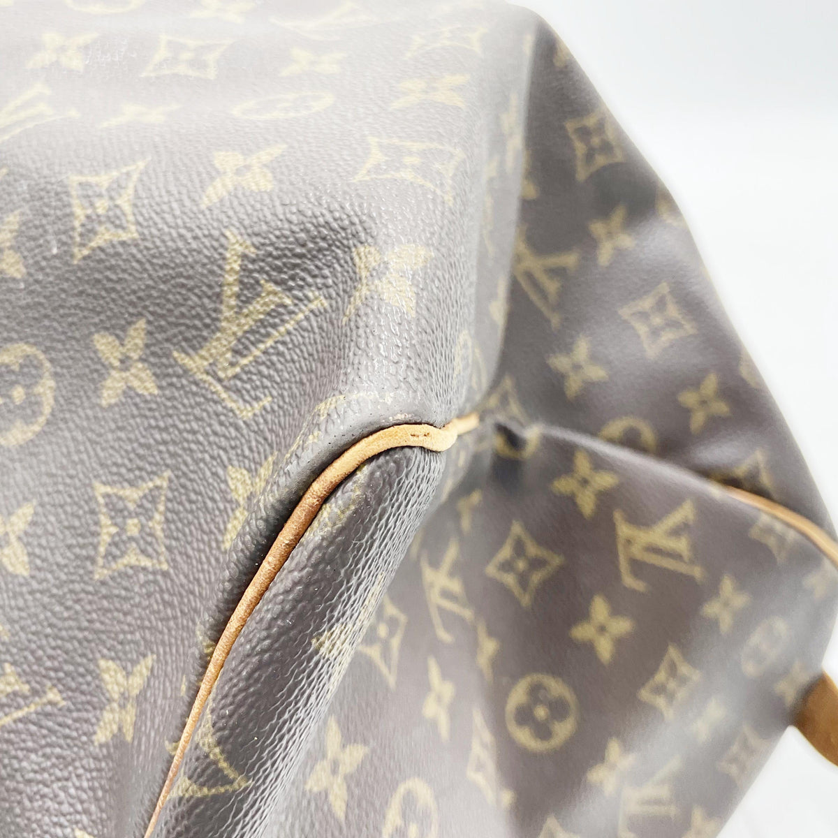 Original/Auth Louis Vuitton - Keepall 55 Boston Bag - Monogramm Canvas