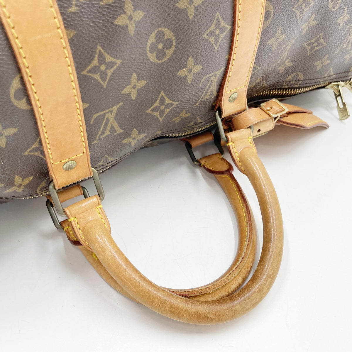 Original/Auth Louis Vuitton - Keepall Bandouliere 50 mit Gurt - Monogramm Canvas