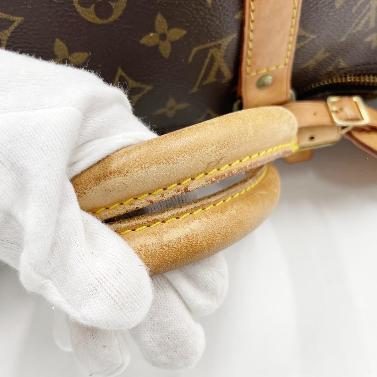 Original/Auth Louis Vuitton - Keepall Bandouliere 50 mit Gurt - Monogramm Canvas