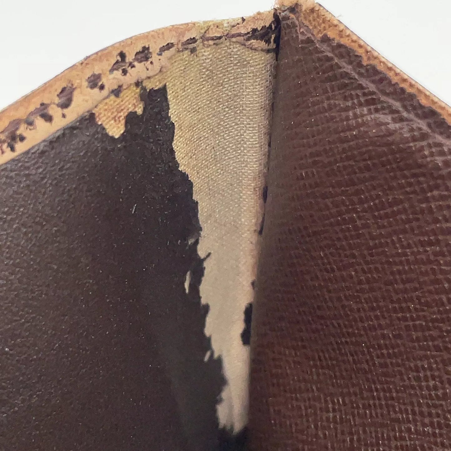 Original/Auth Louis Vuitton - Damier Ebene Tresor/Bi-fold Wallet - Set mit Box