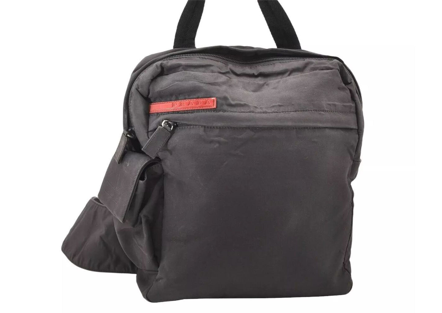 Original/Auth Prada - Vintage Sport Umhängetasche - Nylon - Schwarz
