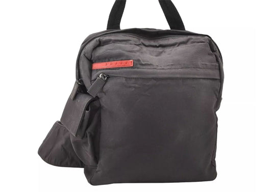Original/Auth Prada - Vintage Sport Umhängetasche - Nylon - Schwarz