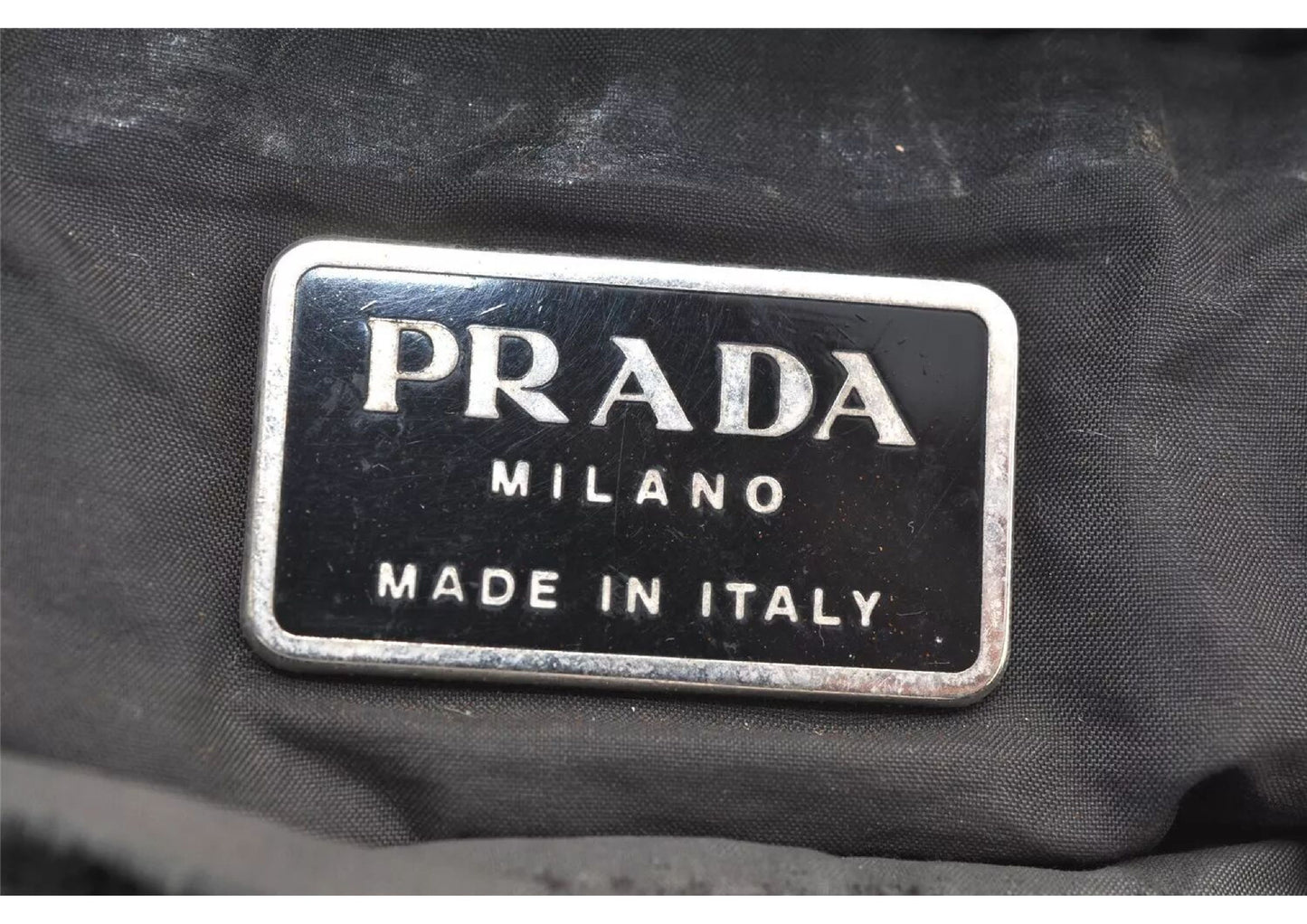 Original/Auth Prada - Vintage Sport Umhängetasche - Nylon - Schwarz