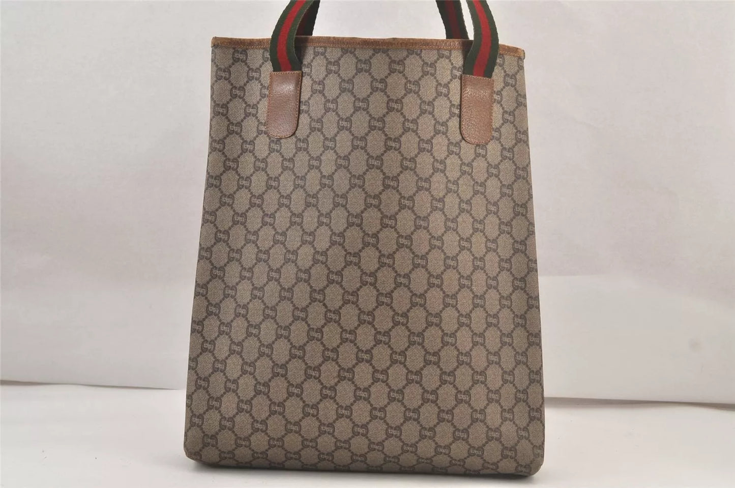 Original/Auth Gucci - Tote Bag Schultertasche - Klassisch - GG Plus Canvas mit Etui